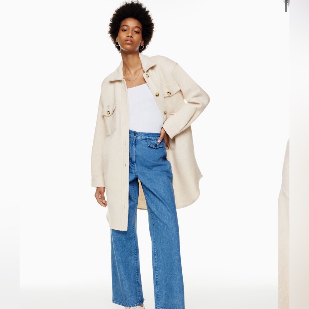 Aritizia Wilfred Free Ganna Long Shirt Jacket